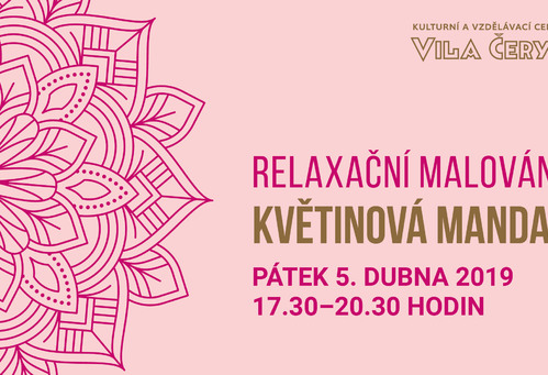 Relaxační malování: Květinová mandala