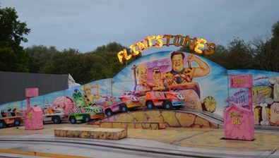 Pouťové atrakce na Rozkoši