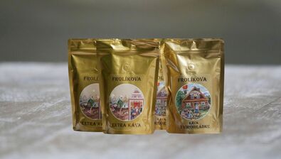 Frolíkova káva zrnková