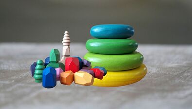 Výukové Montessori - dřevěné