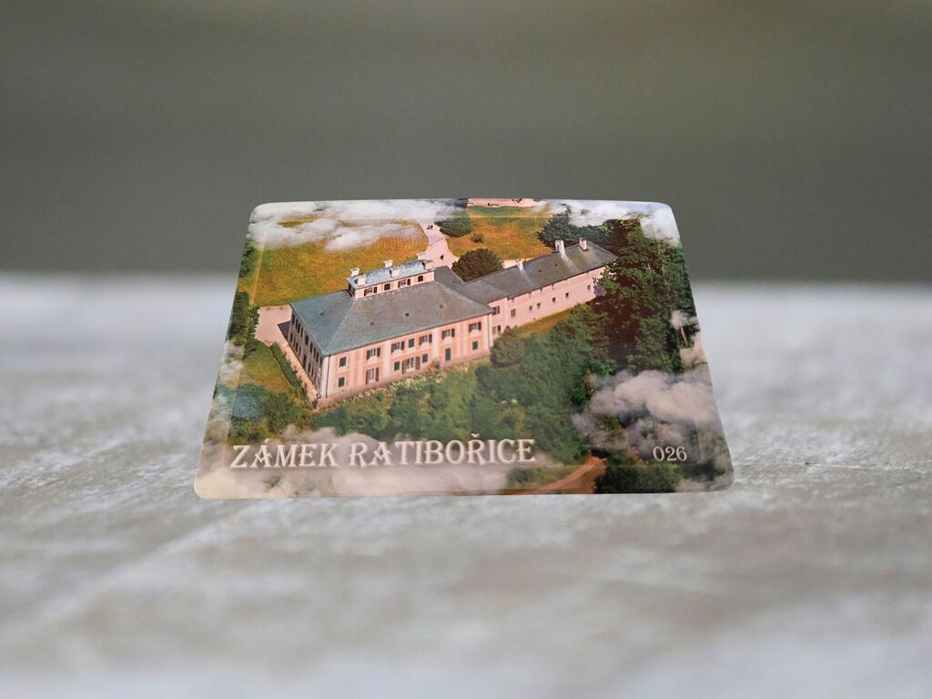 Magnet Ratibořický zámek /letecký pohled/