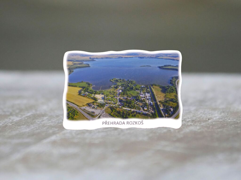 Magnet přehrady Rozkoš / vlnka/