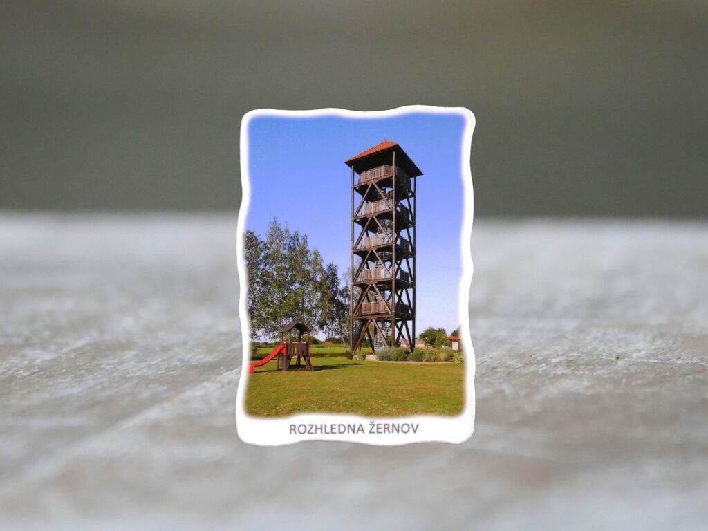 Magnet rozhledny ŽERNOV /vlnka/