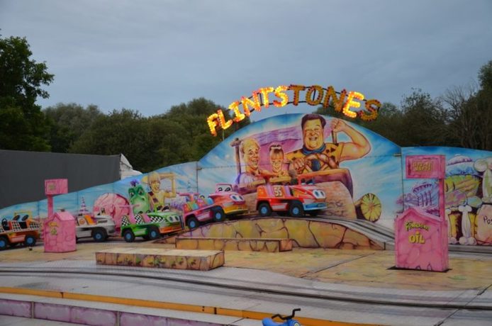 Pouťové atrakce na Rozkoši