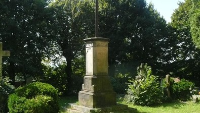 Křížek na evangelickém hřbitově