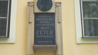 Pamětní deska Julius Zeyer