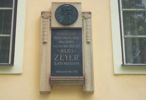 Pamětní deska Julius Zeyer